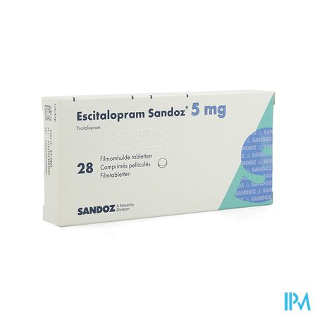 Escitalopram Sandoz 5mg Filmomh Tabl 28