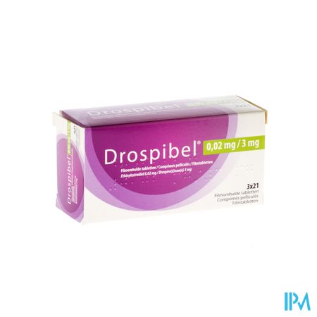 Drospibel 0,02mg Omhulde Tabl 3 X 21