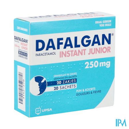 Dafalgan Instant Junior Gran Sach 20 X 250mg