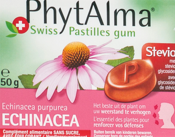 Phytalma Gompastilles Echinacea Extr. + Stevia 50g 1