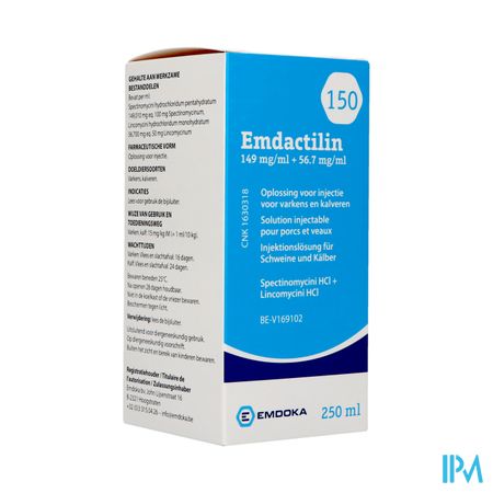Emdactilin 150 Inj 250ml
