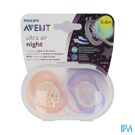 Philips Avent Fopspeen +0m Air Night Mix 1