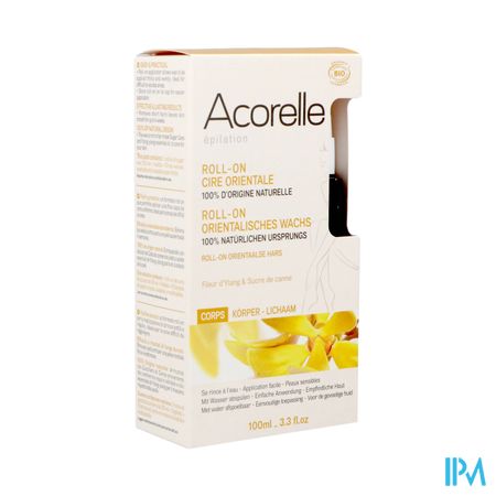 Acorelle Cire Orient.ylang&sucre Canne Rollon100ml