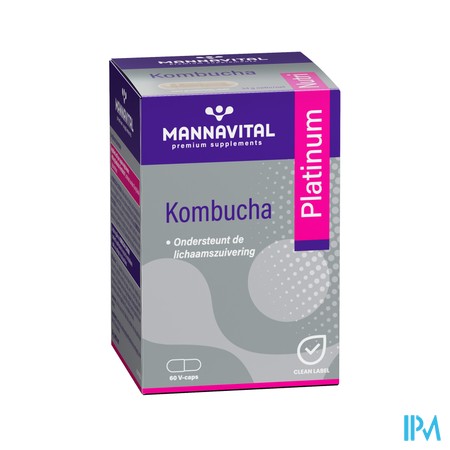 Mannavital Kombucha V-caps 60