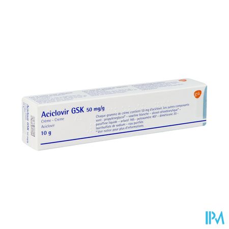 Aciclovir Gsk Creme 10g