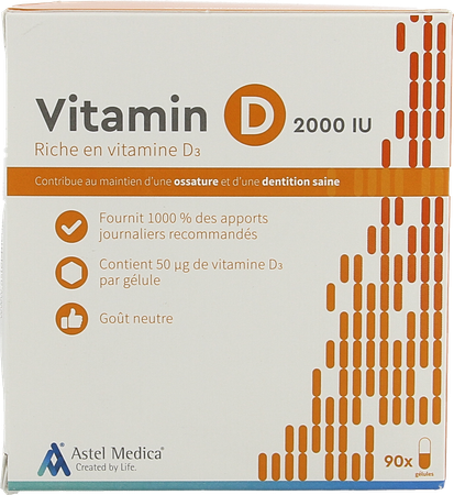 Astel Vitamin D 2000iu Caps 90 13