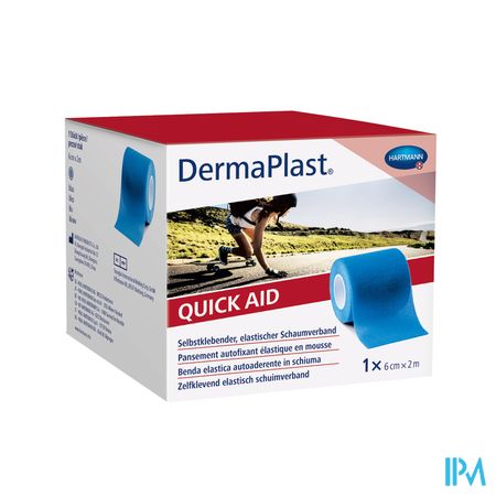 Dp Quickaid 6cm X 2m,blauw 1 P/s