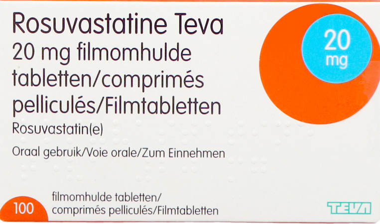 Rosuvastatine Teva 20mg Filmomh Tabl 100 5