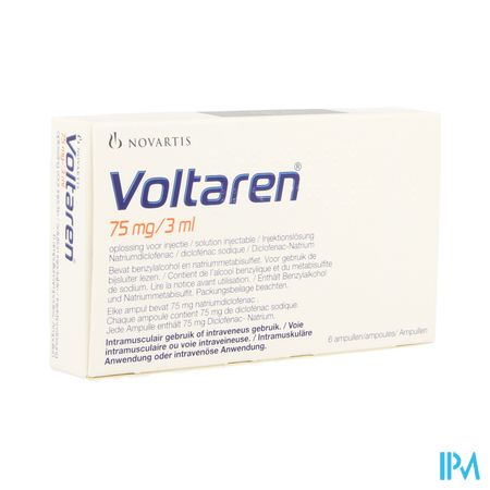 Voltaren Amp 6 X 75mg/3ml