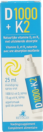 Spray Vitamine D + K2 25ml Revogan 1