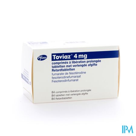 Toviaz 4mg Comp Liberation Prolong 84 X 4mg 1