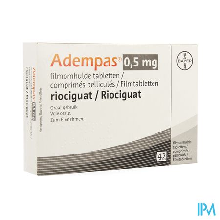 Adempas 0.5 mg compr. pellic. 42