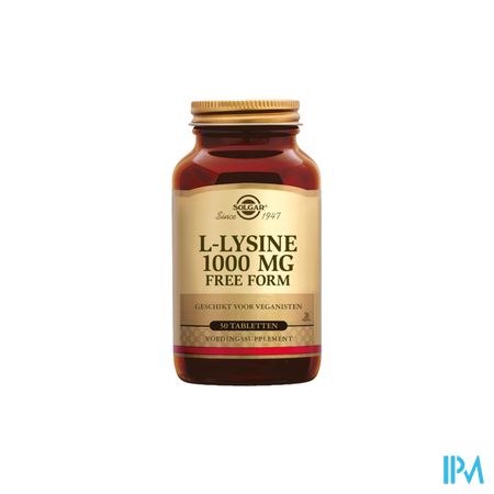 Solgar l-lysine Comp 50x1000mg 1