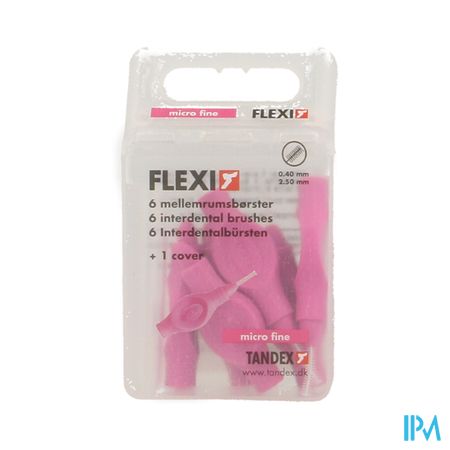 Flexi Fuchsia Borsteltje Micro Fine Interdentaal 6