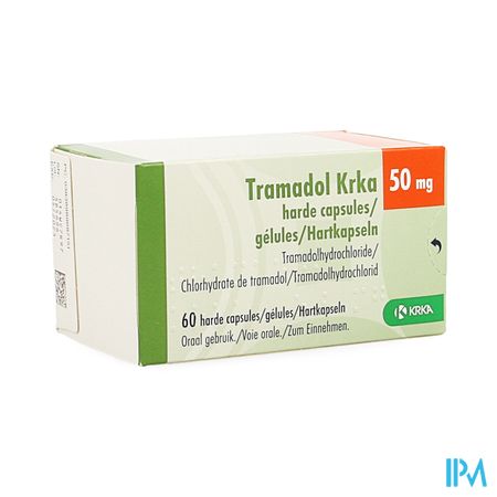 Tramadol Krka 50mg Harde Caps Blister 60 Ud