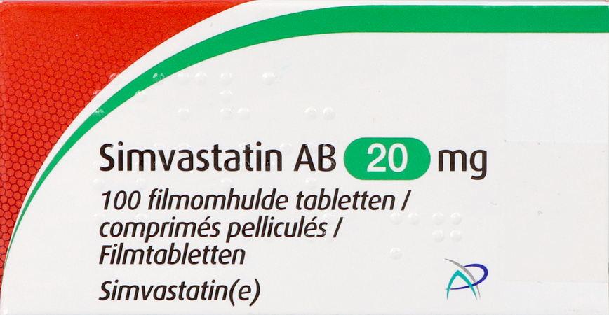 Simvastatin Ab 20mg Comp Pell 100 1