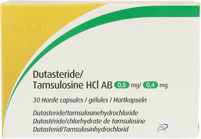 Dutasteride/tamsulosne Hcl Ab 0,5mg/0,4mg Caps 30 1