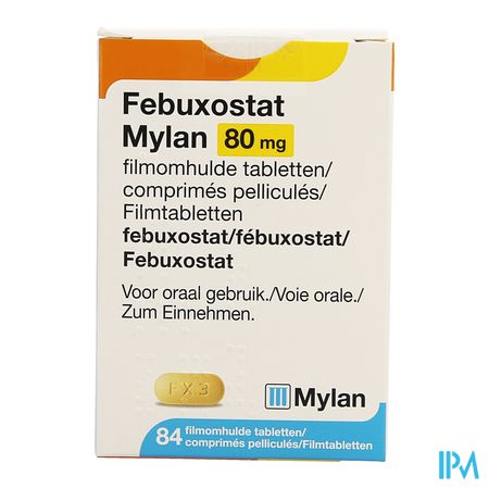 Febuxostat Viatris 80mg Comp Pell 84 1