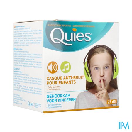 Quies Casque A/bruit Enfants Vert