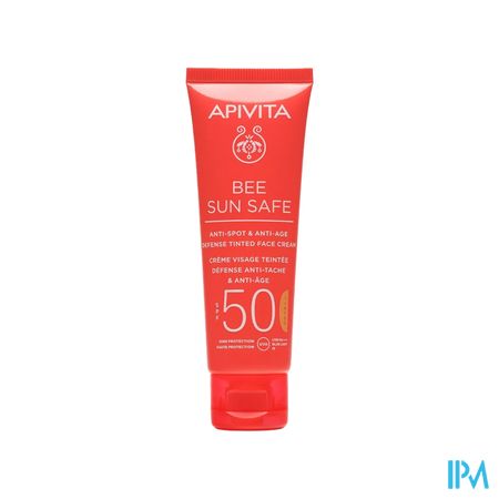 Apivita Bee Sun Safe A/age Face Cr Tint.spf50 50ml