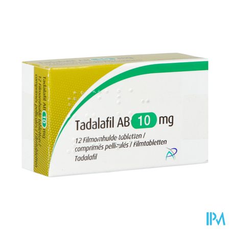 Tadalafil Ab 10mg Comp Pell 12 X 10mg