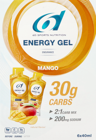 6d Sixd Energy Gel Mango 6x40ml 3