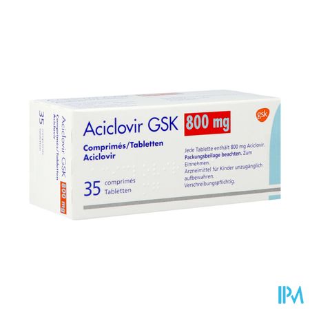 Aciclovir Gsk Tabl 35x800mg