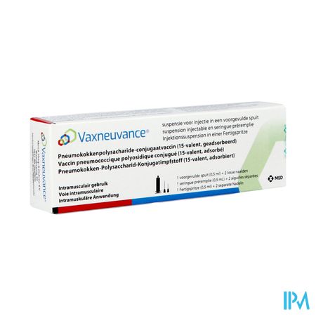 Vaxneuvance Susp Inj Voorgev.spuit 1x0,5ml+2 Nld