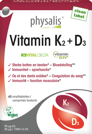 Physalis Vitamin K2 + D3 Tabl 60 1