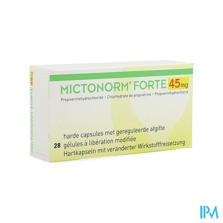 Mictonorm Forte 45mg Gereguleerde Afgifte Caps 28