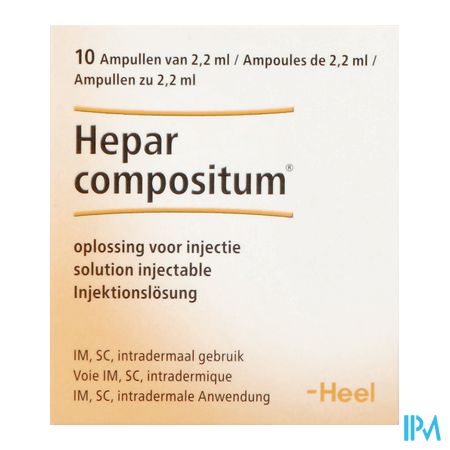 Hepar Compositum Opl Inj Amp 10x2,2ml 2