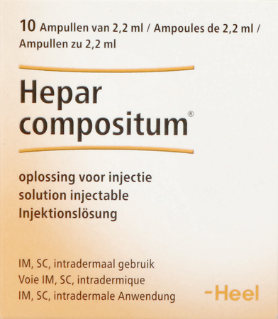 Hepar Compositum Sol Inj Amp 10x2,2ml 2