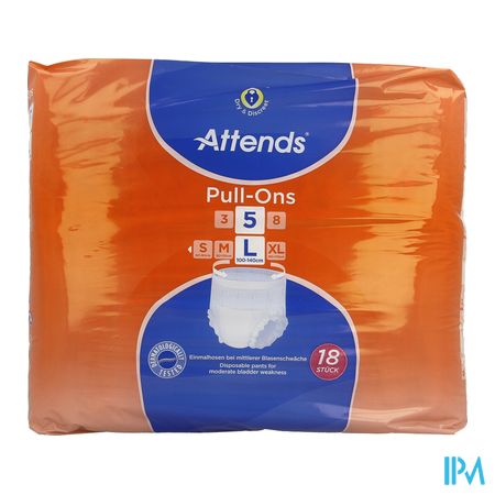 Attends Pull On 5 Slip Large 1x18 1