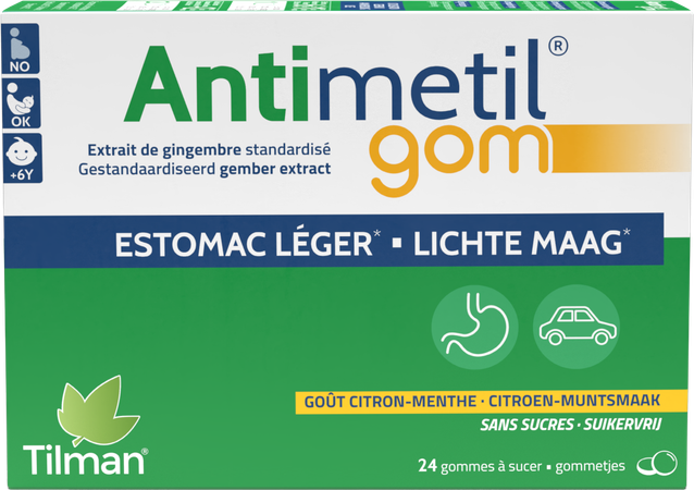 Antimetil Gom 24 gommetjes 2