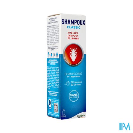 Shampoux Classic Shampooing A/poux 150ml