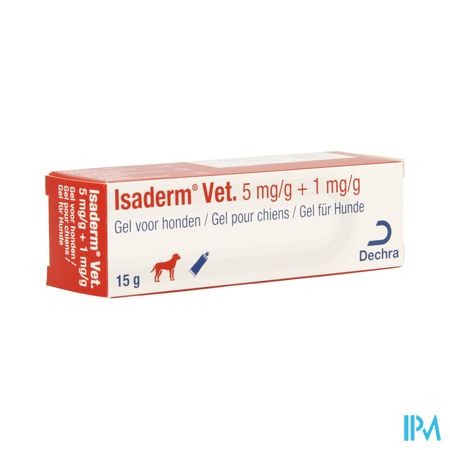 Isaderm Vet 5mg-1mg/g Gel Chien 15g