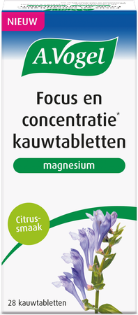 A.vogel Focus & Concentratie Kauwtabl 28 2