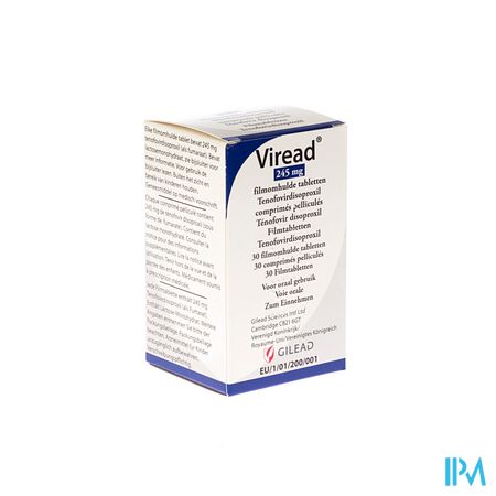 Viread 245mg Filmomh Tabl 30 X 245mg