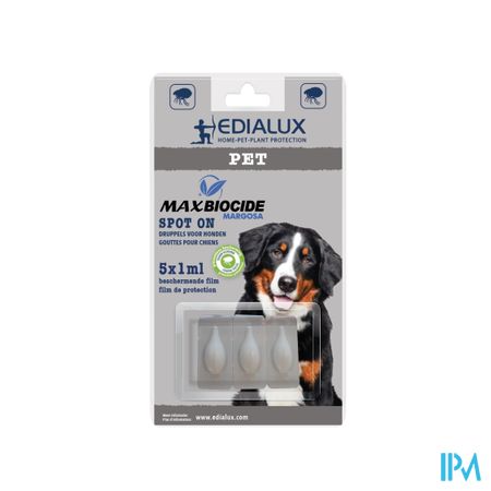 MAX BIOCIDE SPOT ON DOG 5 PCE