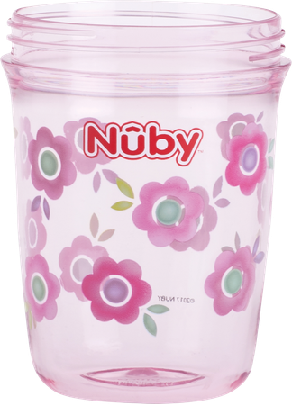 Nuby 360° Wonder Cup Uit Tritan Roze 240ml 6m+ 4