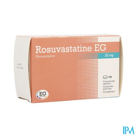 Rosuvastatine EG 20Mg Filmomh Tabl 100