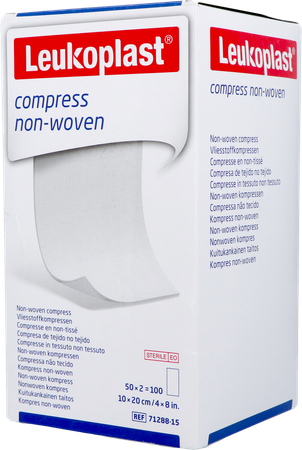 Leukoplast Compress N/woven St. 10cmx20cm 50x2 3