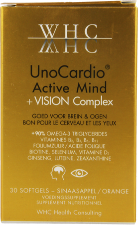 UnoCardio Active Mind + VISION Complex Softgels 30 5