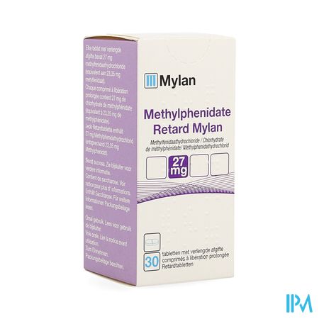 Methylphenidat.retar.viatris 27mg Verl.afg.tabl 30