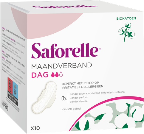 Saforelle Maandverbanden DAG 10 3