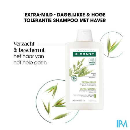 Klorane Capil. Sh Haver 400ml 9