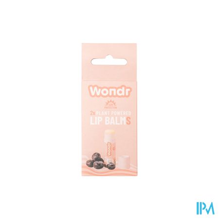 Wondr Plant Powered Lip Balm Duo 2x3,5g