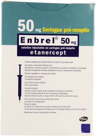 Enbrel 50mg Sol Inj Seringue Preremplie 12 X 1ml 1