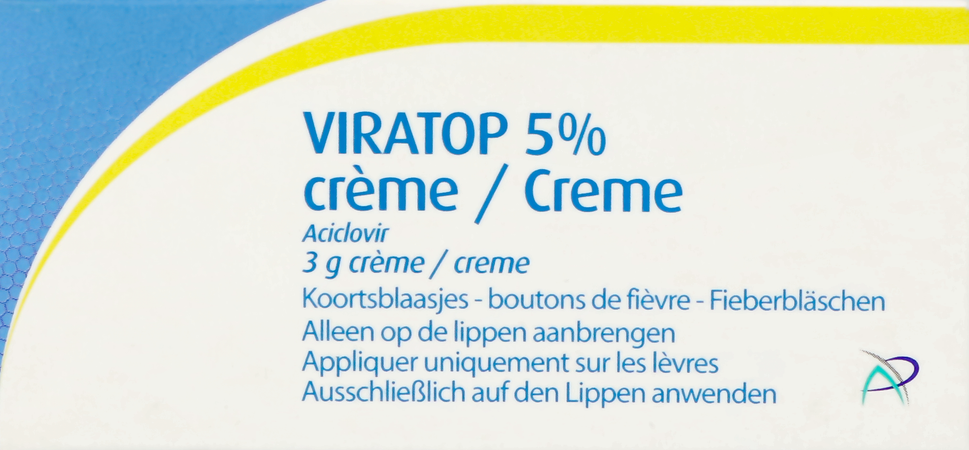 Viratop Apotex 5 % Creme 3g 3
