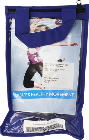 Rafys Vingerbrace Neop. Blauw Kort 15,5cm 220 2